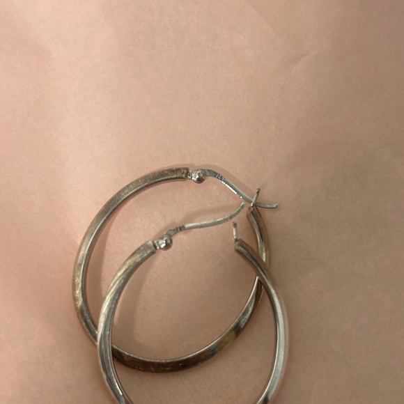 Sterling silver Hoop Earrings - Women Jewelry - Picture 2 of 2